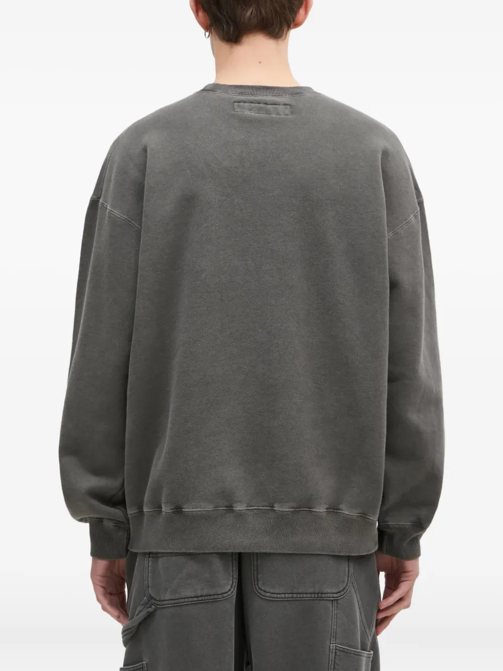 Neighborhood graphic-print crew-neck sweatshirt Grijs