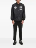 Neighborhood logo-patch coach jacket - Black