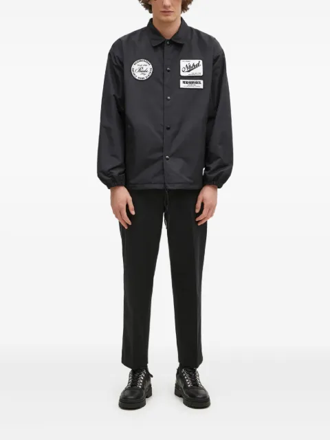 Neighborhood logo-patch coach jacket