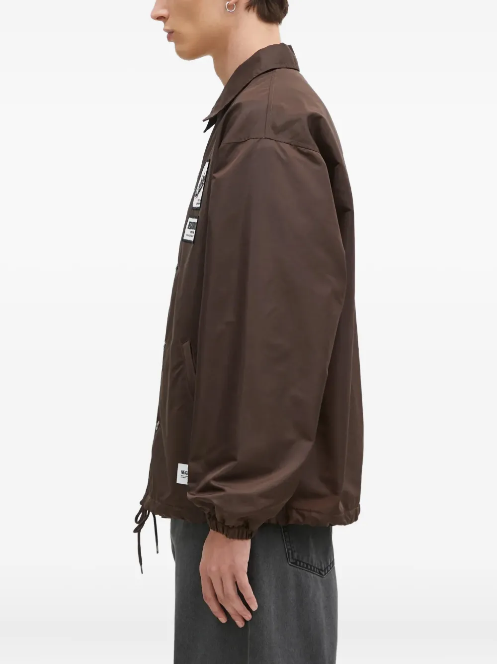 Neighborhood logo-patch shirt jacket Bruin