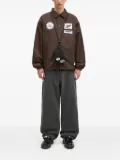 Neighborhood logo-patch shirt jacket - Brown