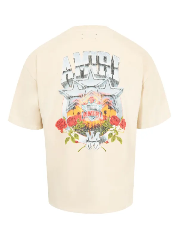 【AMIRI】 AMIRI CHAMPIONSHIP OS TEE AMIRI Championship OS T-shirt | Neutrals | FARFETCH PL