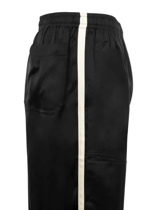 BODE Satin Track Pants | Black | FARFETCH