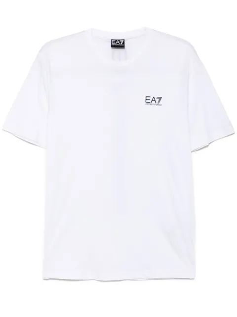 Ea7 Emporio Armani logo-print cotton T-shirt