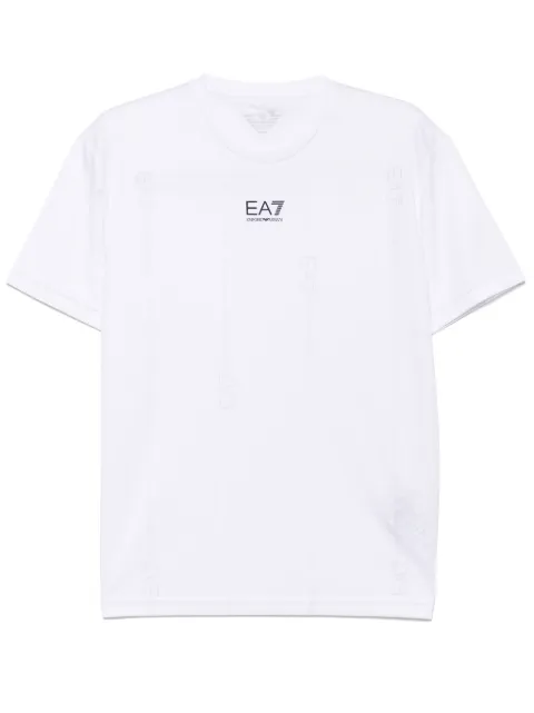 Ea7 Emporio Armani playera con logo estampado