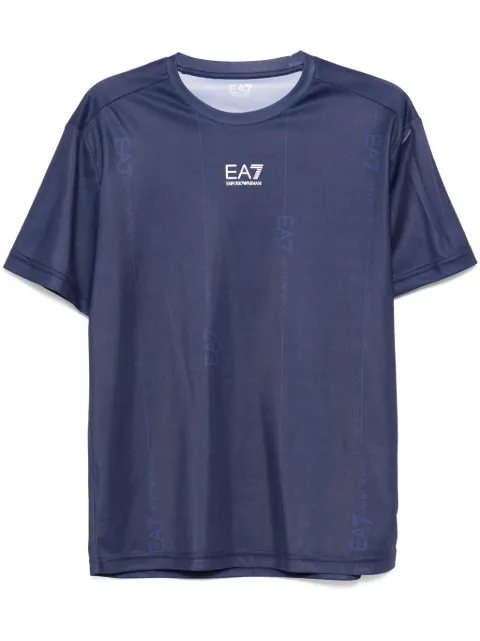 Ea7 Emporio Armani 로고 프린트 티셔츠