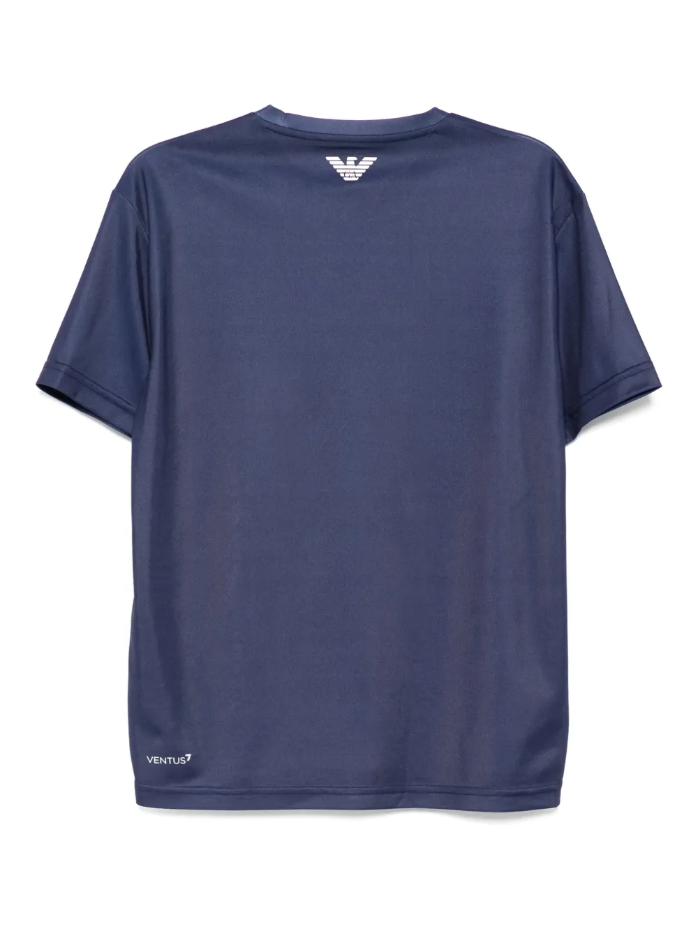 Ea7 Emporio Armani T-shirt met logoprint - Blauw