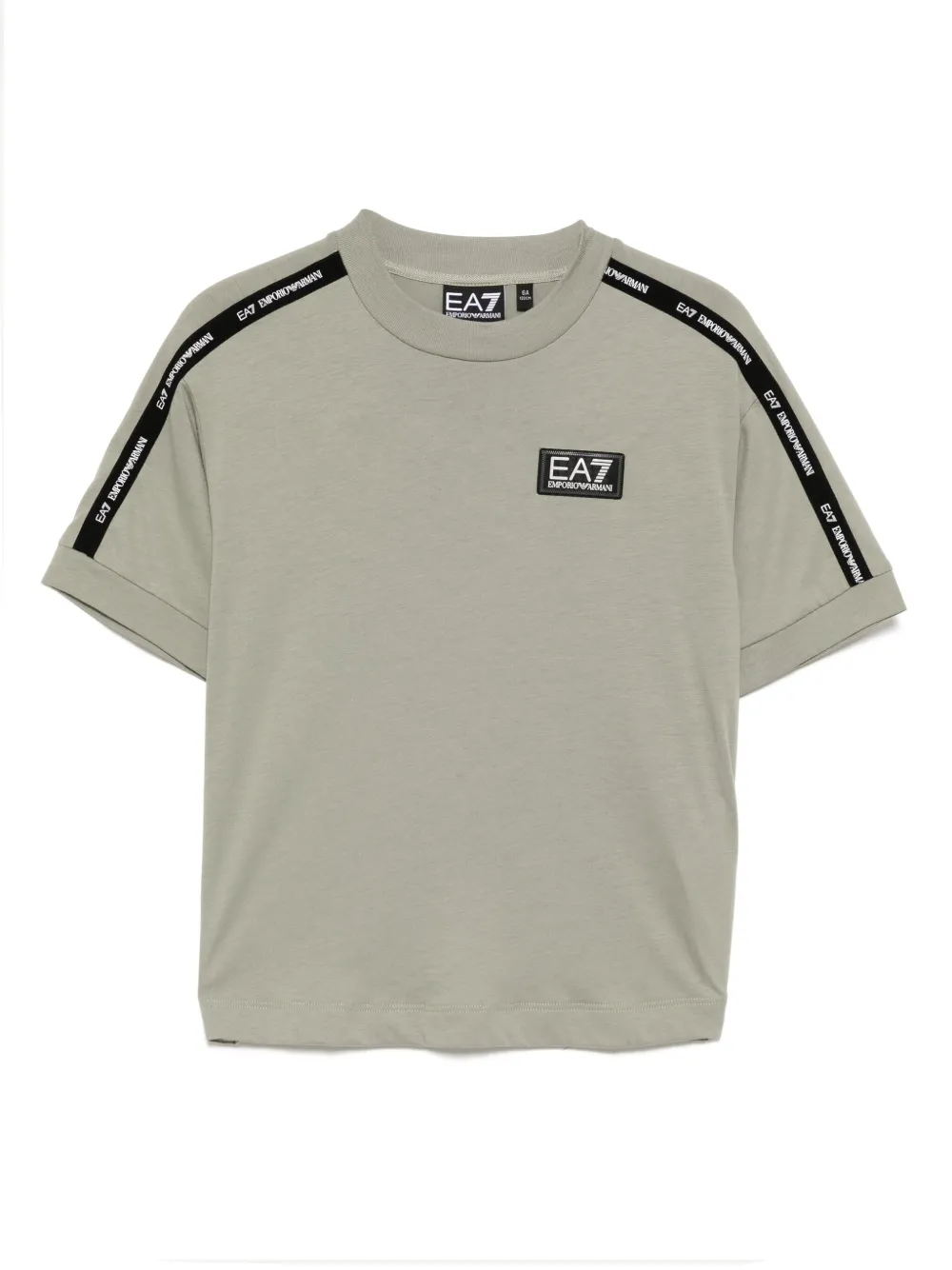 Ea7 Emporio Ar i T-shirt met logopatch Groen