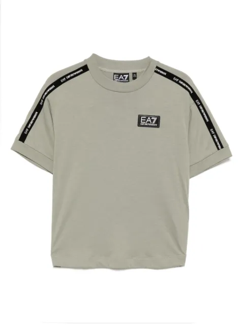 Ea7 Emporio Armani logo-patch T-shirt