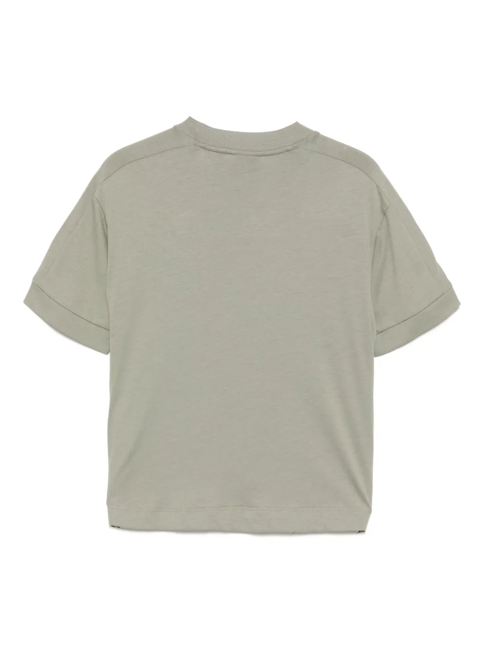Ea7 Emporio Armani T-shirt met logopatch Groen