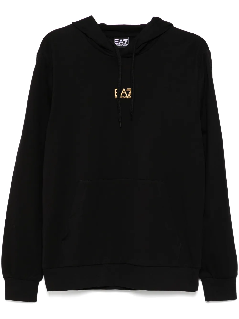 Ea7 Emporio Armani Core Identity hoodie Zwart