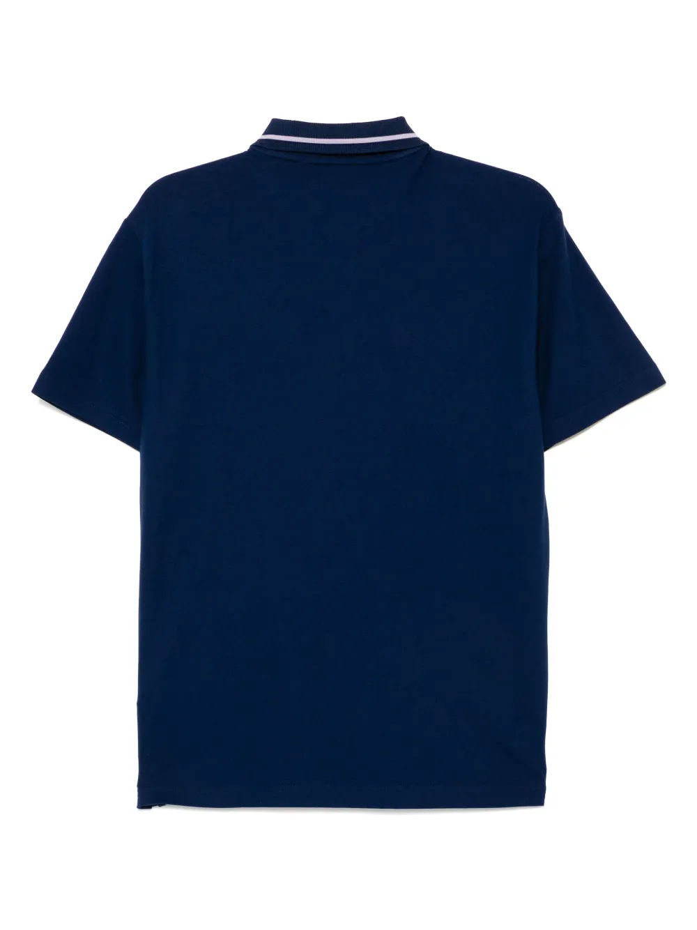 Ea7 Emporio Armani Poloshirt met logopatch - Blauw