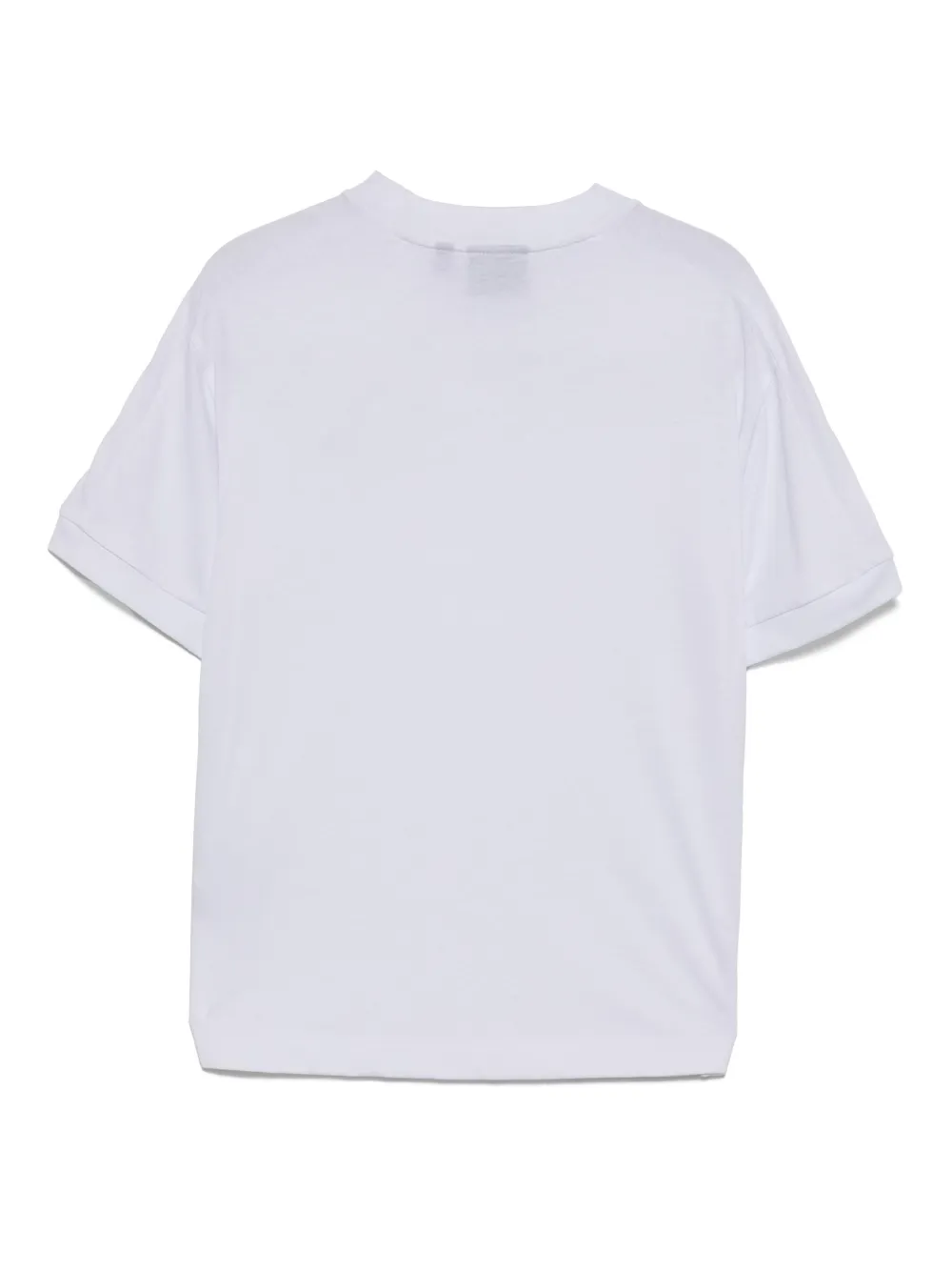 Ea7 Emporio Armani T-shirt met logopatch Wit