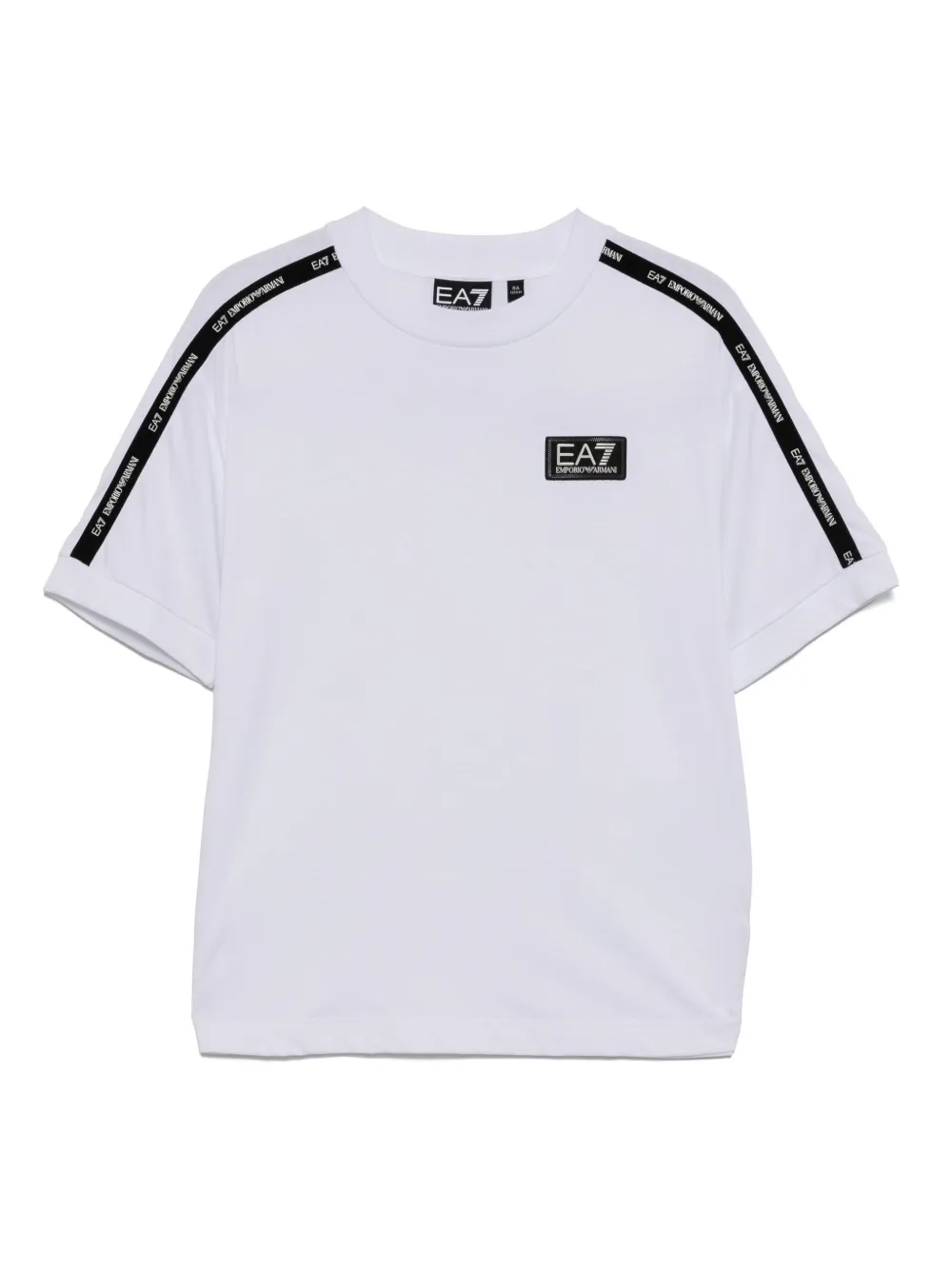 Ea7 Emporio Ar i T-shirt met logopatch Wit