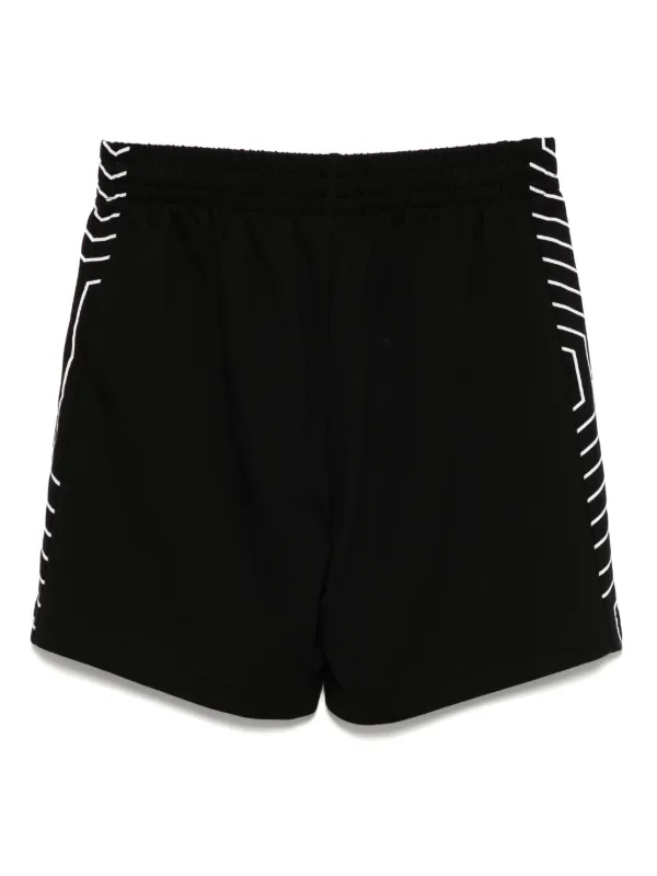 Ea7 Emporio Armani logo-print Shorts | Black | FARFETCH