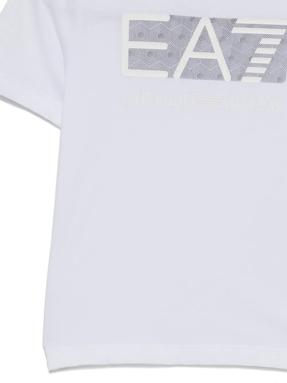 Ea7 Emporio Armani T-shirt met logoprint Wit
