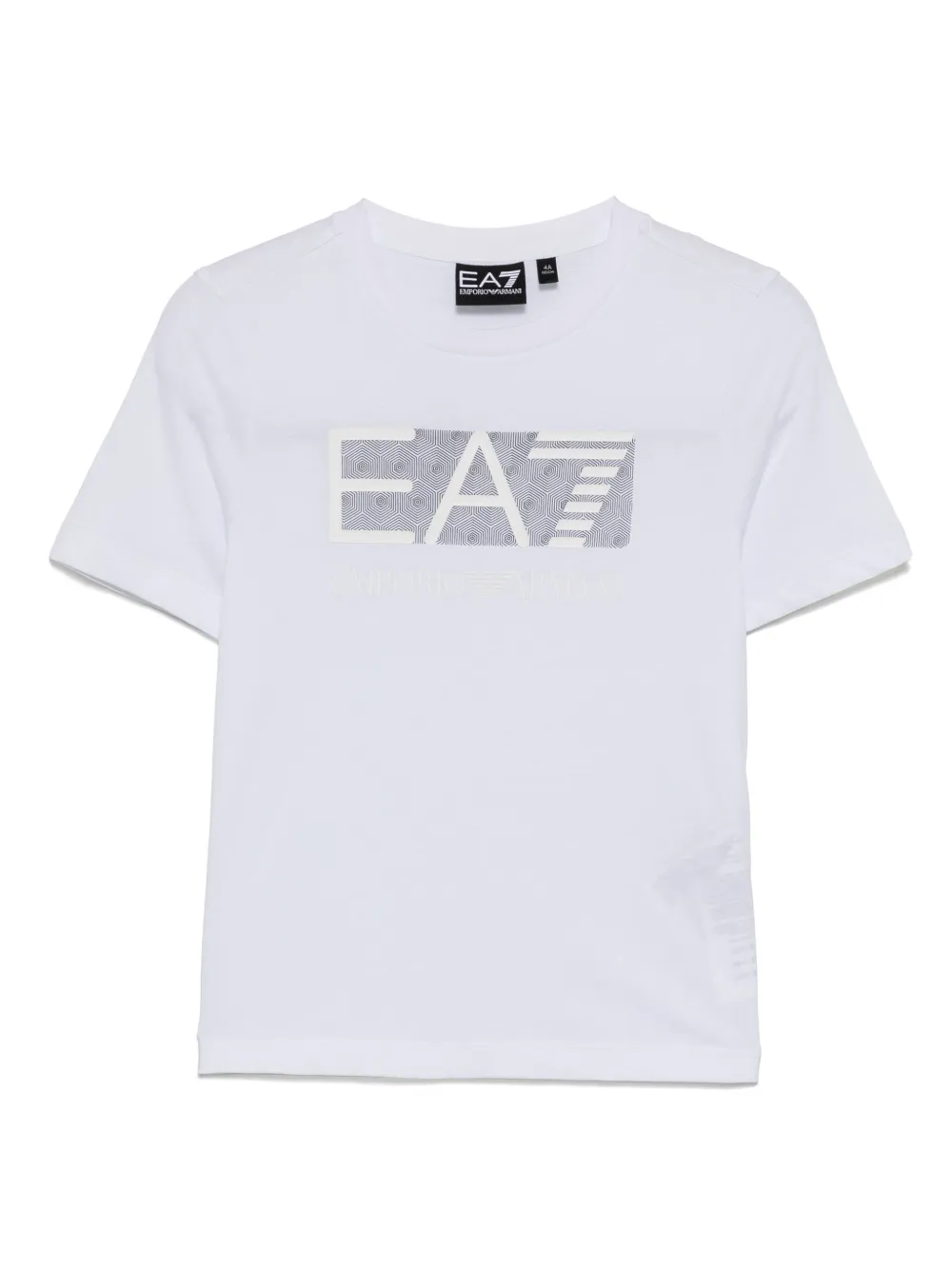 Ea7 Emporio Ar i T-shirt met logoprint Wit