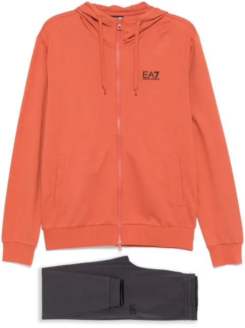Ea7 Emporio Armani cotton tracksuit set