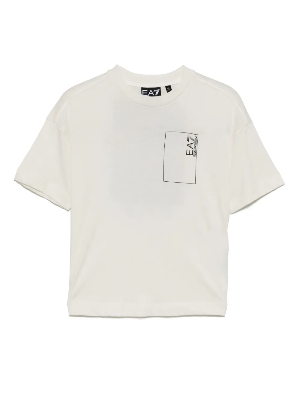 Ea7 Emporio Ar i T-shirt met logoprint Wit