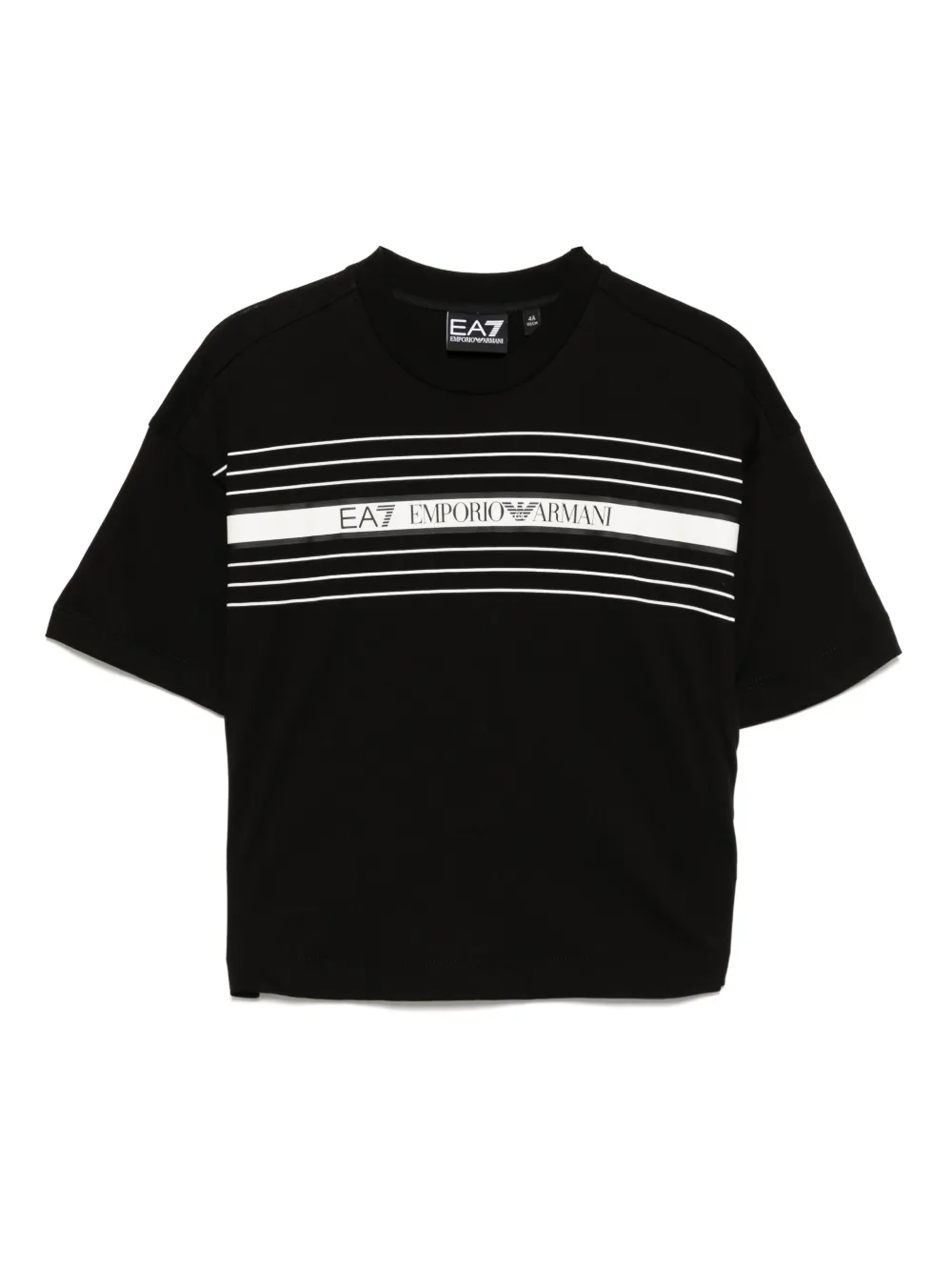 Ea7 Emporio Ar i T-shirt met logoprint Zwart