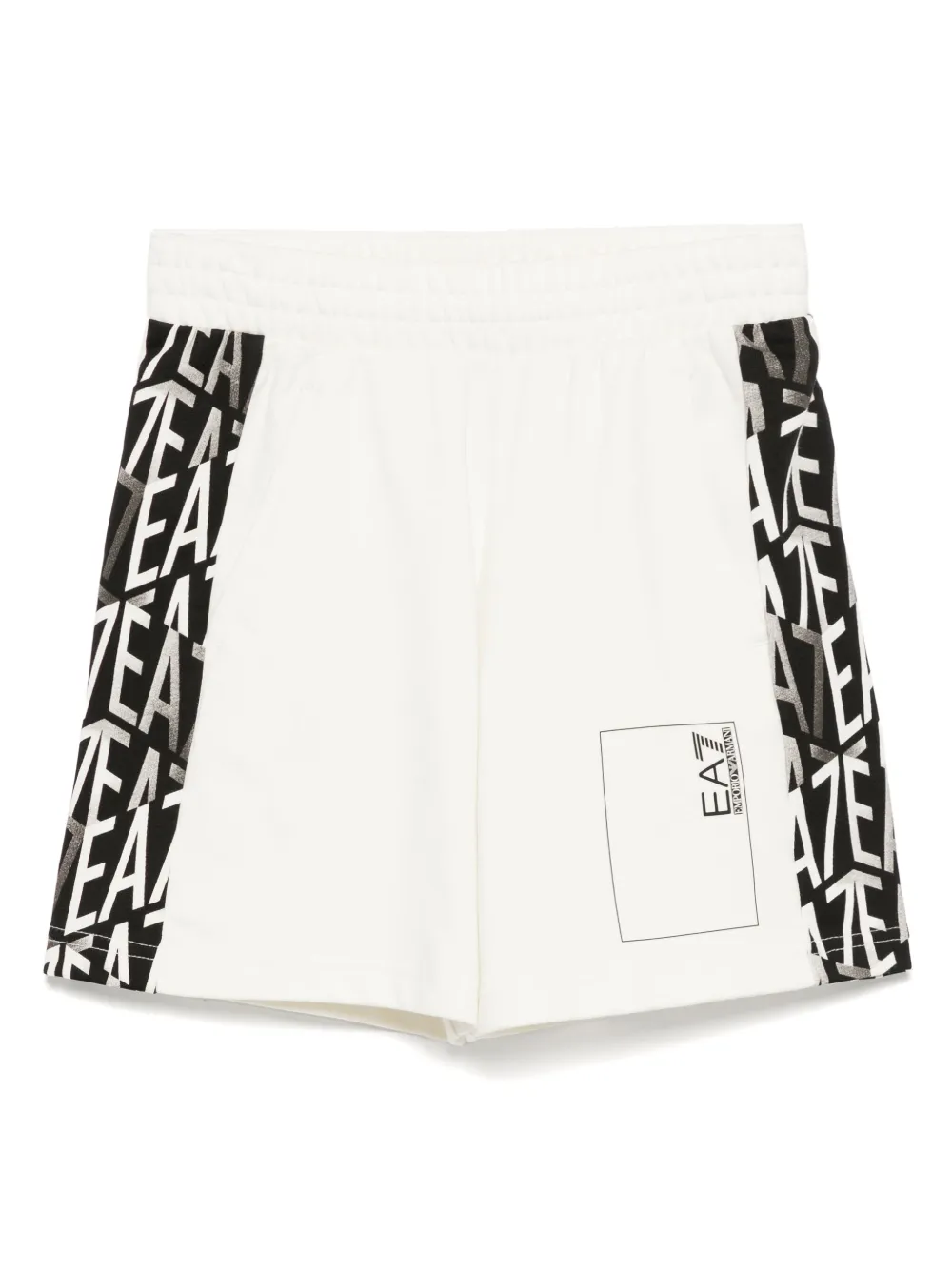 Ea7 Emporio Ar i Shorts met logoprint Wit