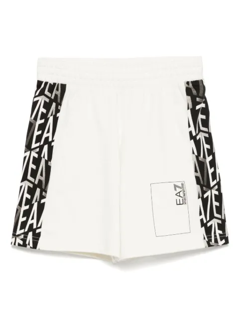 Ea7 Emporio Armani shorts con logo estampado