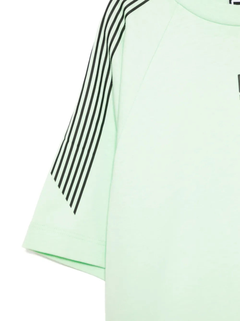 Ea7 Emporio Armani T-shirt met logoprint Groen