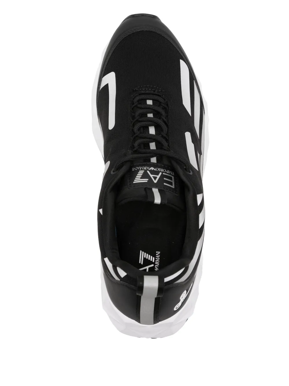 Ea7 Emporio Armani logo-print sneakers Black