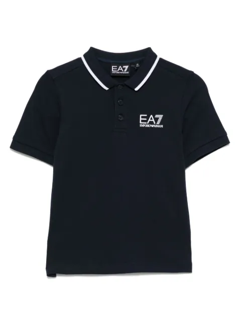 Ea7 Emporio Armani logo印花polo衫