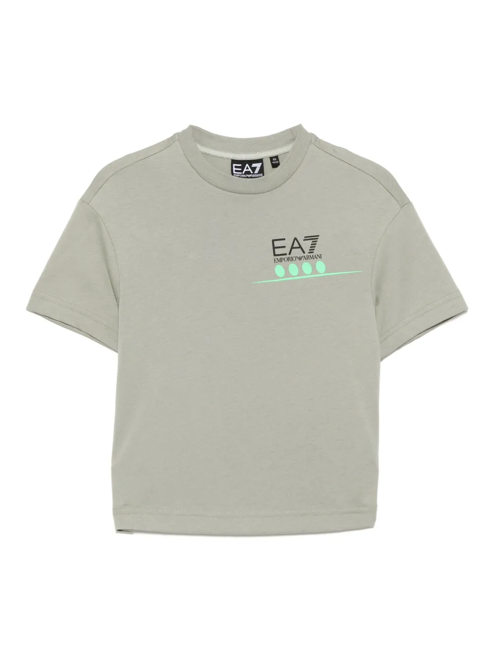 Ea7 Emporio Ar i T-shirt met logoprint Groen