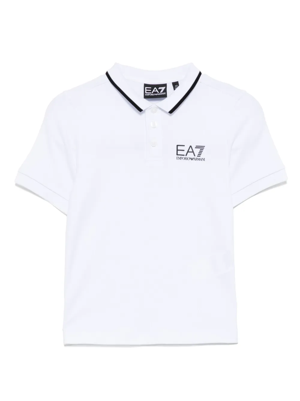 Ea7 Emporio Ar i Poloshirt met logoprint Wit