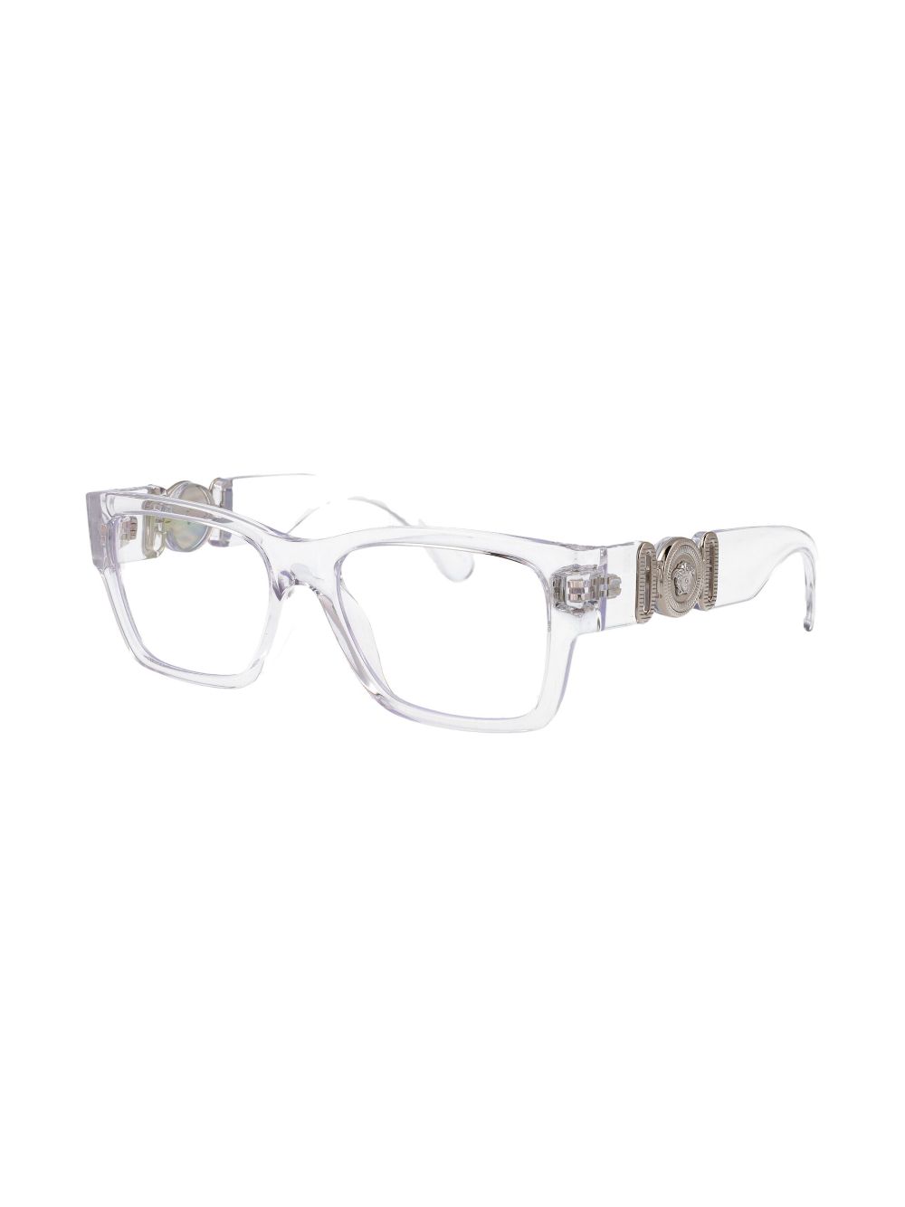 Versace Eyewear Medusa-plaque glasses - Wit