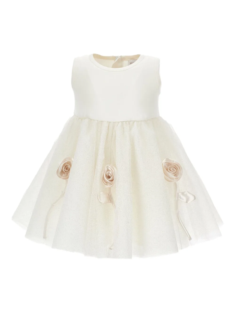 Monnalisa Jurk met ruches Beige