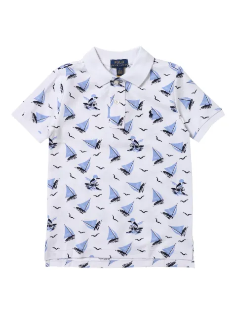 POLO RALPH LAUREN KIDS cotton polo shirt