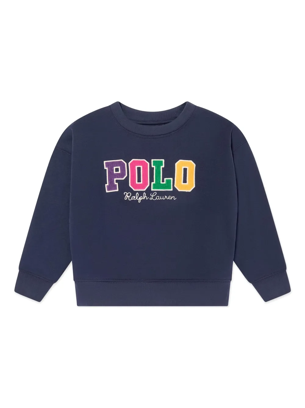 POLO RALPH LAUREN KIDS Sweater met geborduurd logo Blauw