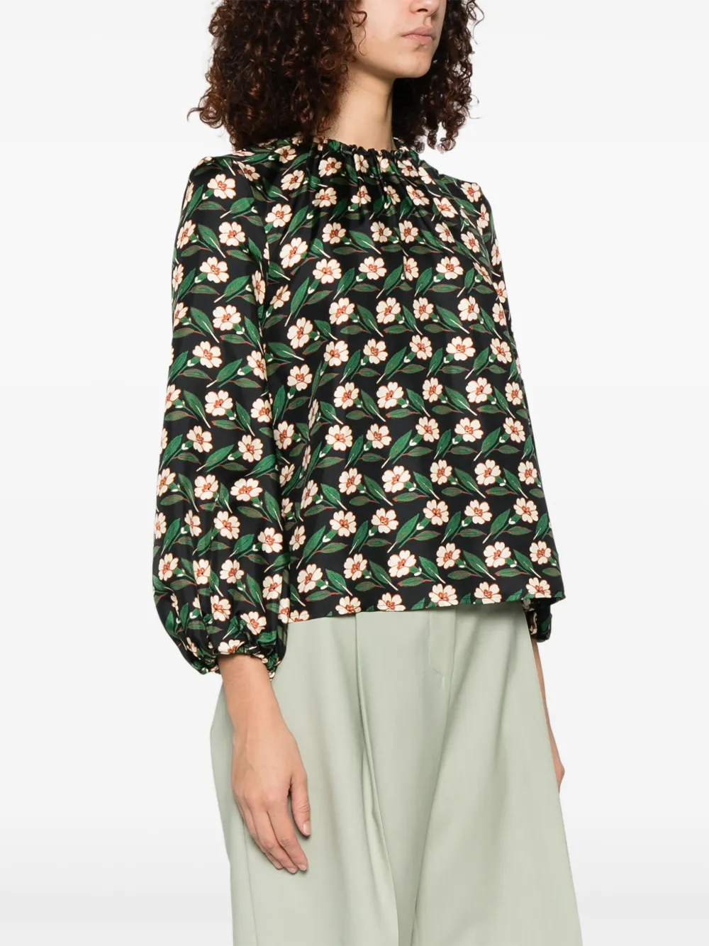 La DoubleJ Charming blouse Zwart