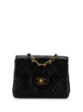 CHANEL Pre-Owned 1991-1994 Mini Square Classic Lambskin Flap crossbody bag - Black