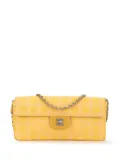 CHANEL Pre-Owned 2002-2003 New Travel Line Nylon East West Flap shoulder bag - Yellow