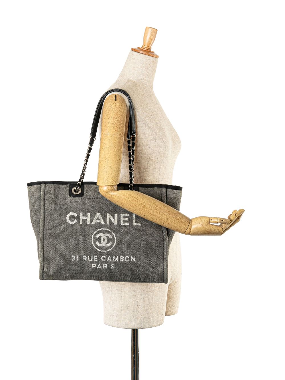 Cheap HOT SALE CHANEL 2012 Small Canvas Deauville tote bag Women