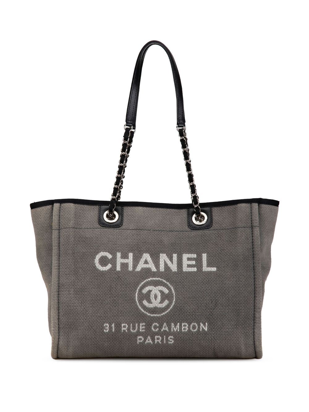 CHANEL 2012 Small Canvas Deauville tote bag Women