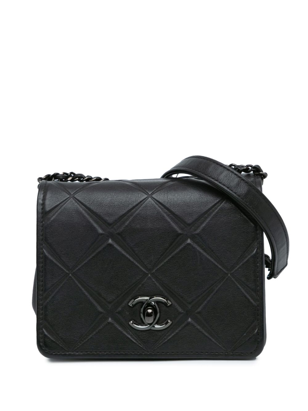 CHANEL 2016-2017 Mini Calfskin Propeller Flap crossbody bag Women