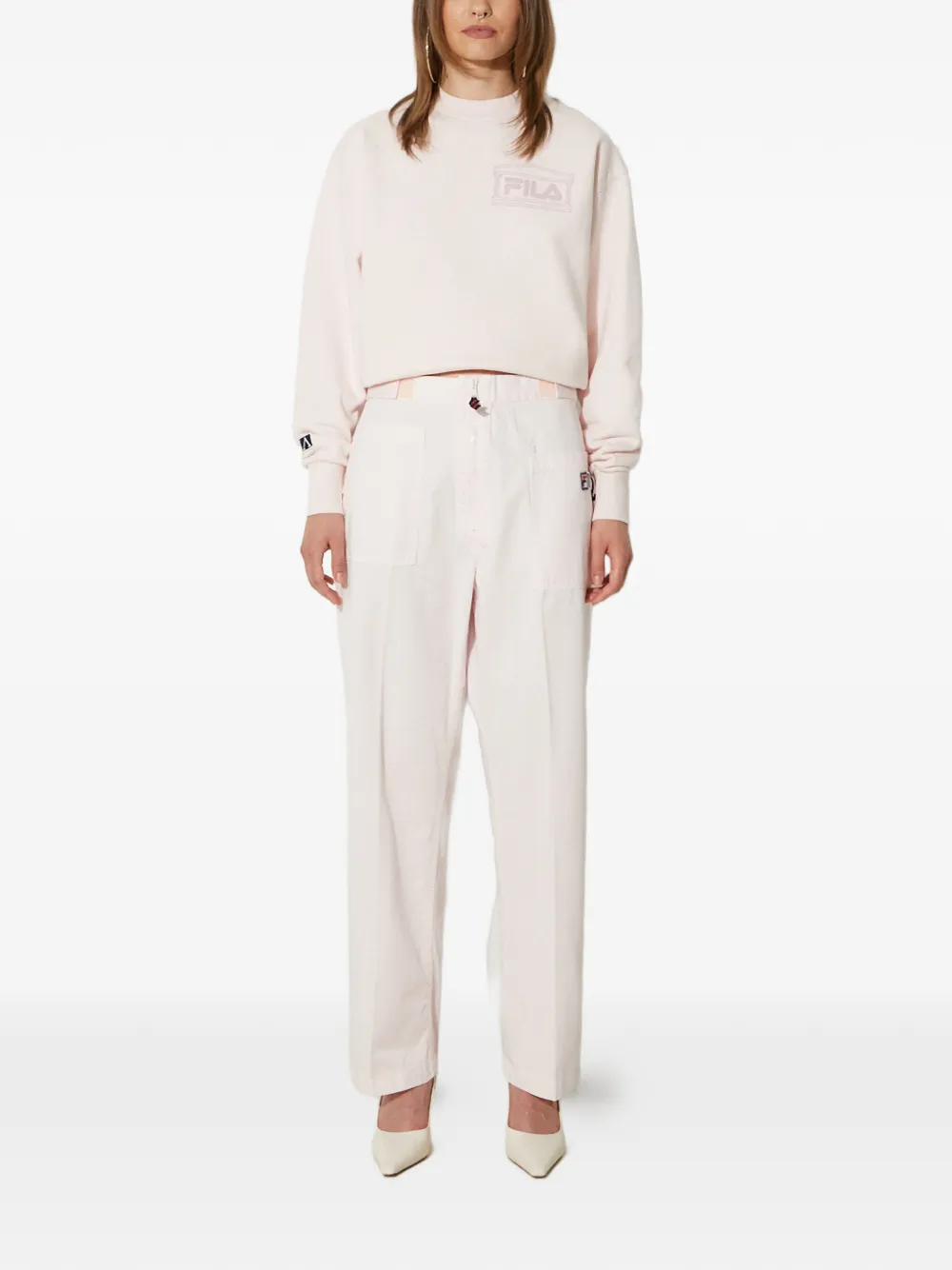 Fila Broek met logopatch - Roze