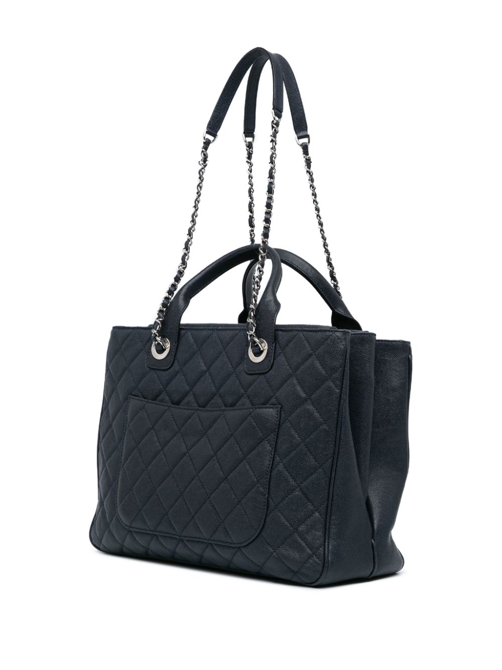 CHANEL 2018 Large Quilted Caviar Urban Companion Tote satchel Women