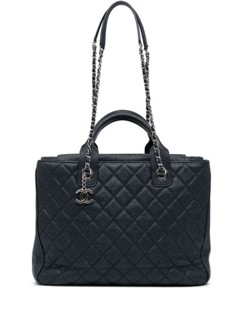 HOT SALE CHANEL 2018 Large Quilted Caviar Urban Companion Tote satchel Women