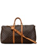 Louis Vuitton Pre-Owned 1991 Monogram Keepall Bandouliere 55 travel bag - Brown