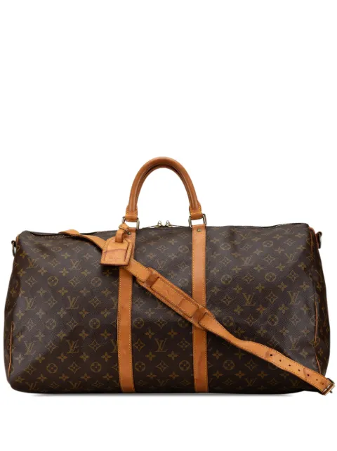 Louis Vuitton Pre-Owned 1991 Monogram Keepall Bandouliere 55 travel bag WOMEN