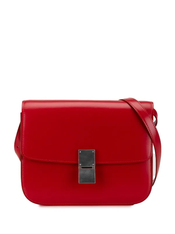 Celine Pre-Owned 2019 カーフスキン クラシック ボックス ショルダー 