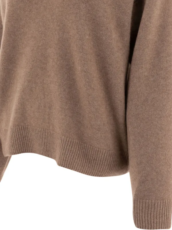 Auralee Cashmere Sweater | Brown | FARFETCH JO