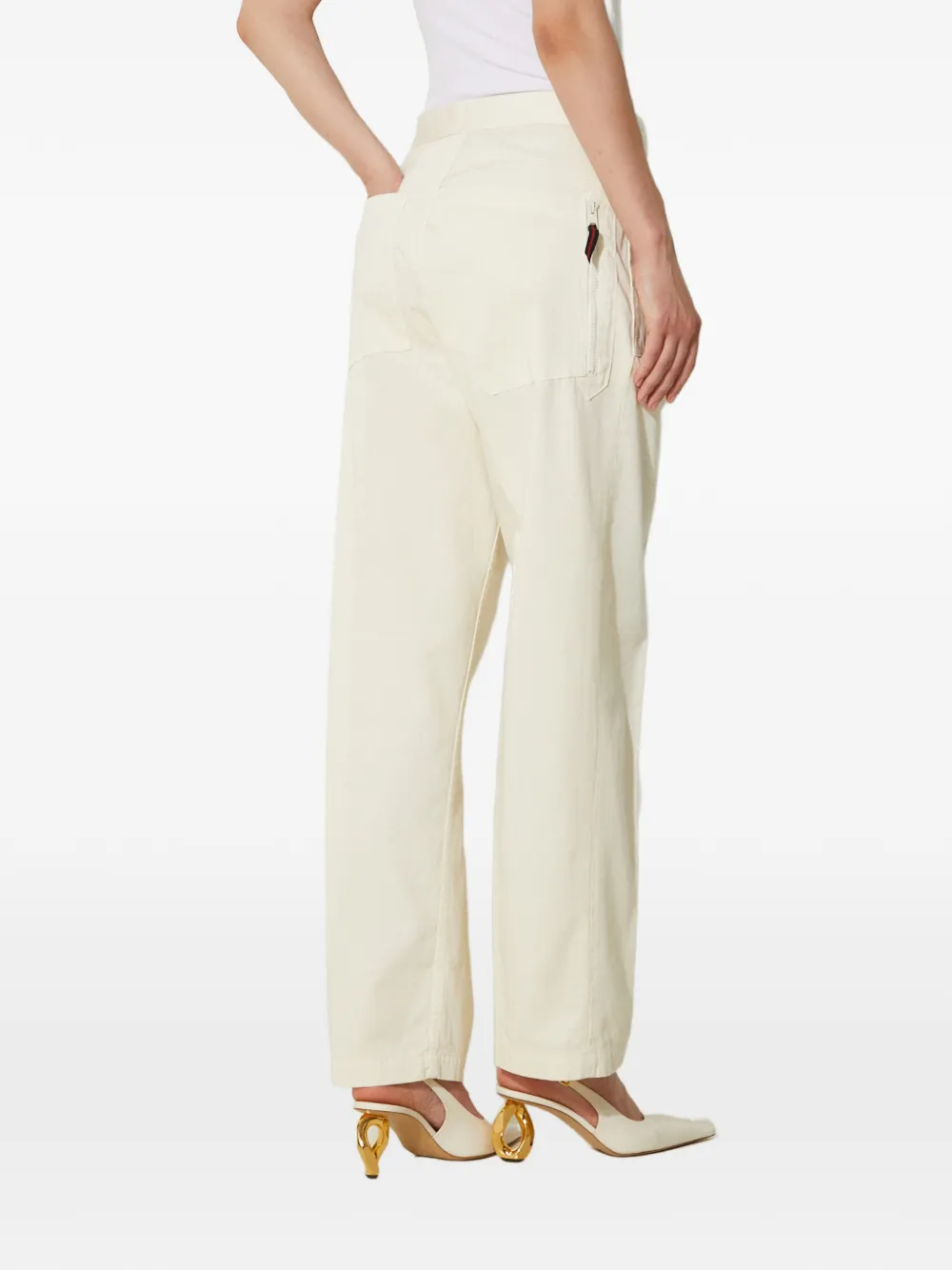 Fila Broek met opgestikte zak Beige