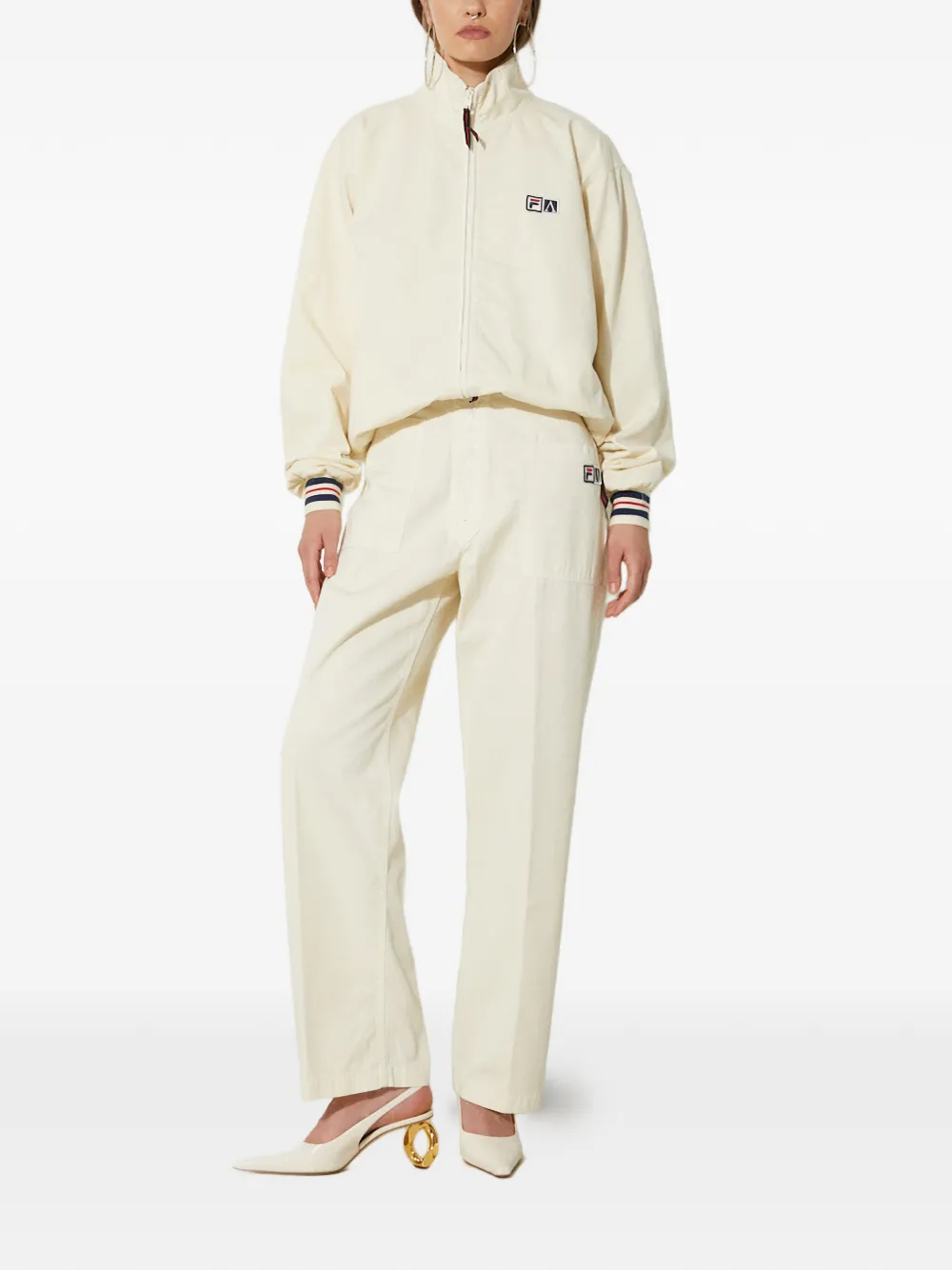 Fila Broek met opgestikte zak - Beige